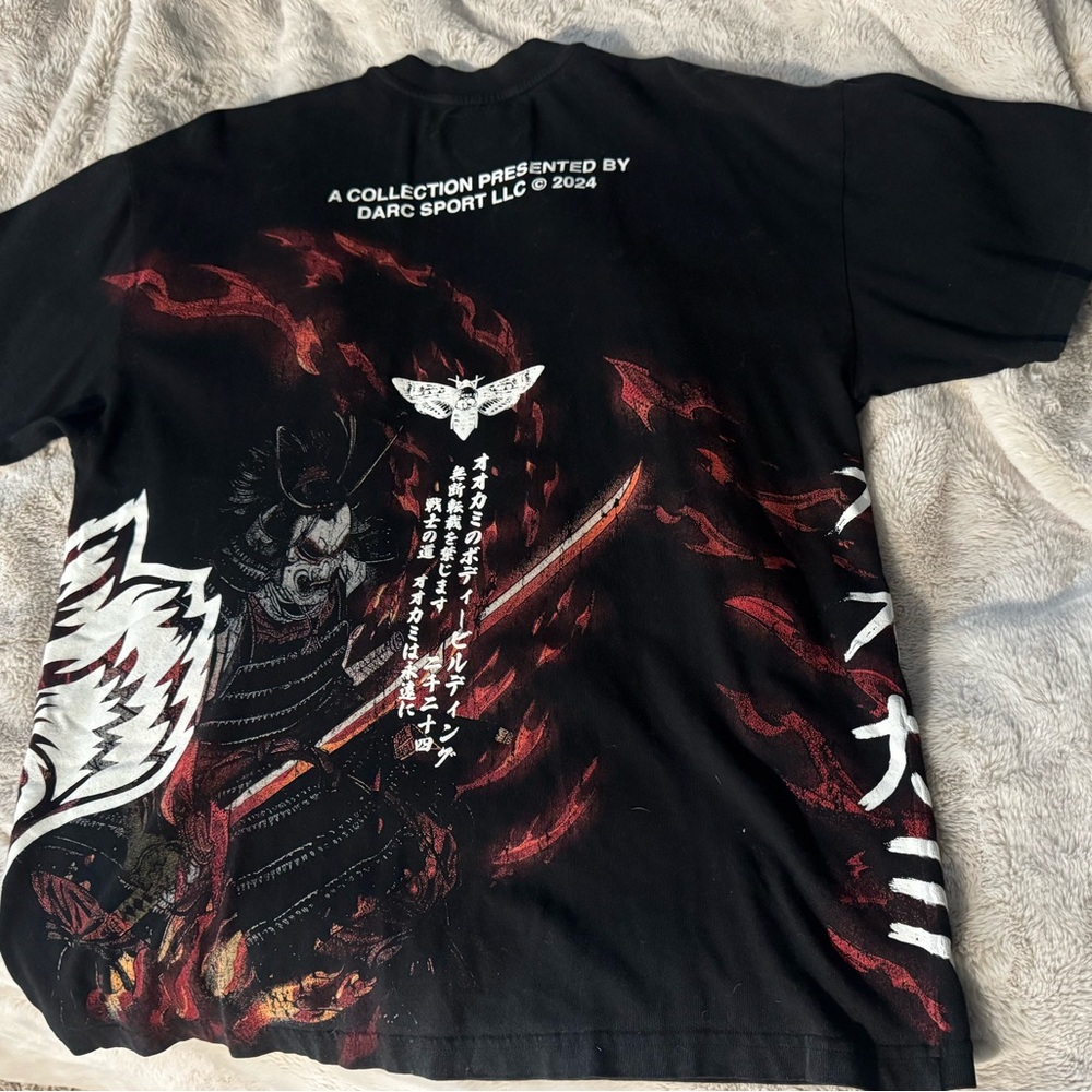 Darc Sport Black and Red Samurai Graphic Tee